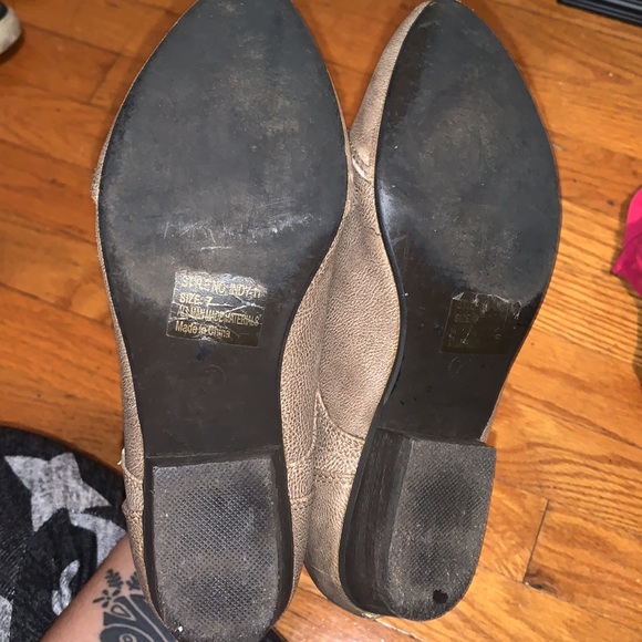 Light brown faux leather booties - Picture 6 of 7